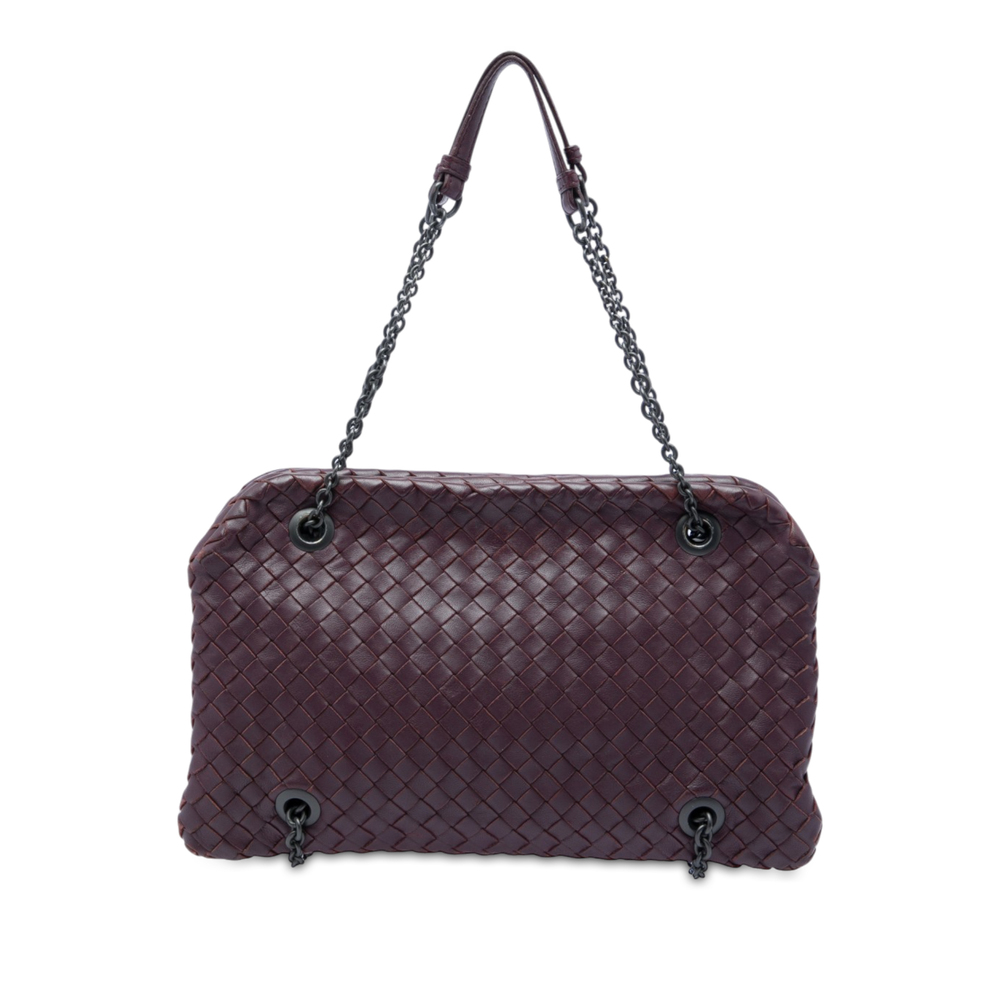 Pre-Loved Bottega Veneta Nappa Intrecciato Duo Shoulder Bag
